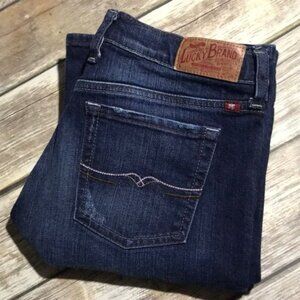 Lucky Brand Jeans Stark Sweet N Low 8 29 x 32 Boot Cut Dark Wash